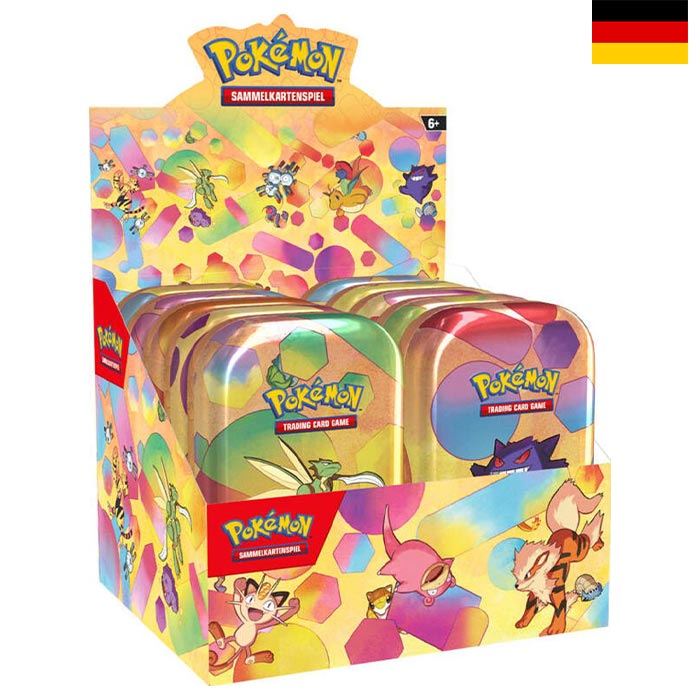 Karmesin & Purpur - Pokémon 151 Mini Tins Display - Deutsch