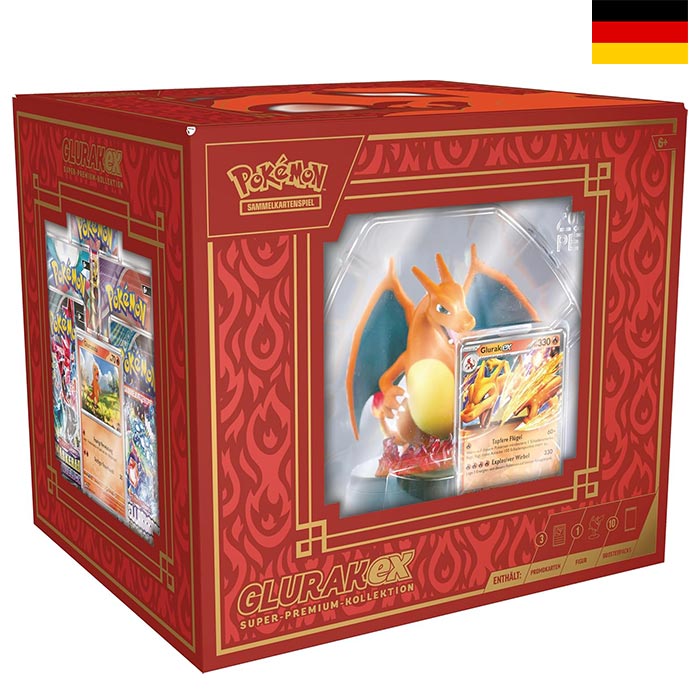 Charizard EX Super Premium Kollektion - Deutsch (Karton defekt)