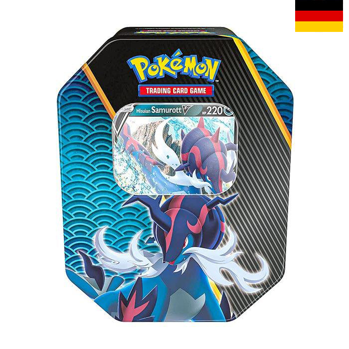 Divergent Powers Tins: Hisui-Admurai V Tin-Box (EU Version) - Deutsch (Inkl. Drachenwandel)