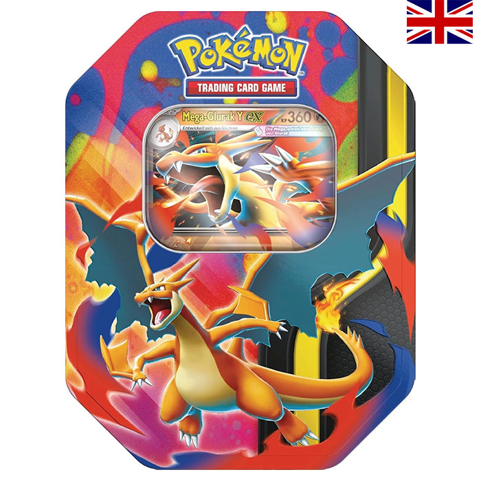 Mega Glurak Y ex Tin-Box - Englisch