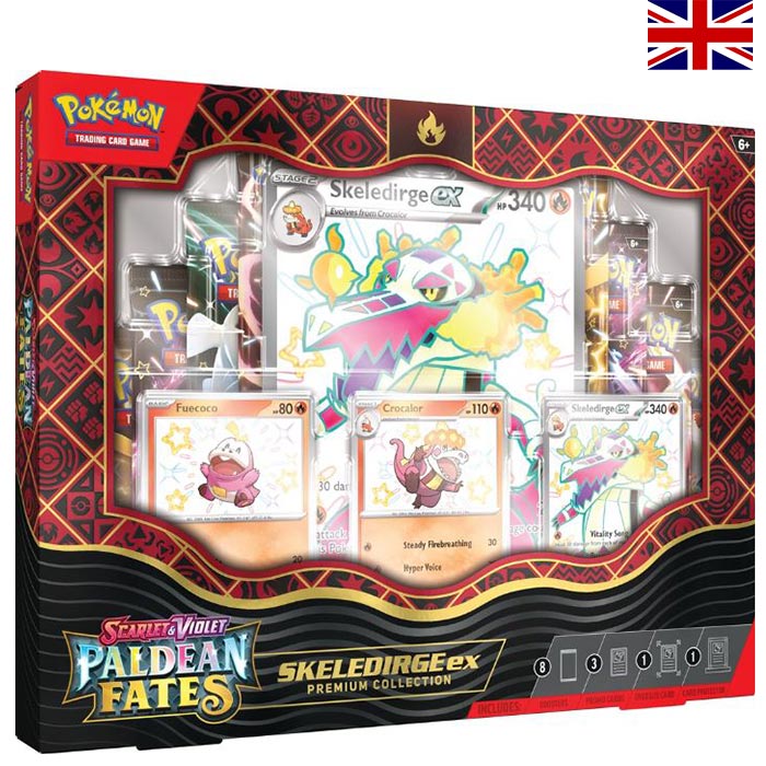 Scarlet & Violet Paldean Fates Premium Collection Skeledirge EX - Englisch