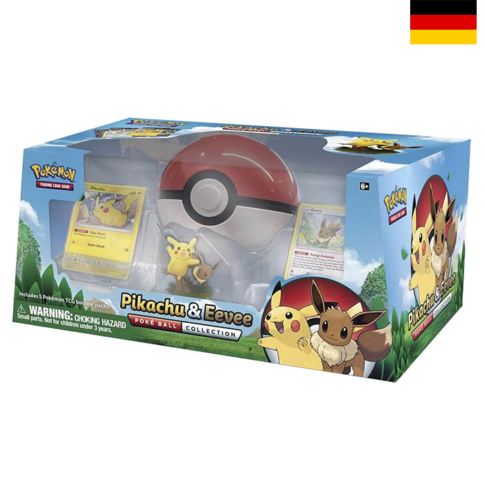Pikachu & Eevee Poke Ball Kollektion - Deutsch