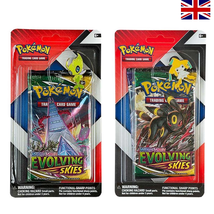 Pokémon Evolving Skies 2 Pack Blister Celebi / Jirachi - Englisch