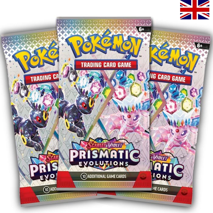 Prismatic Evolutions 3er Booster Bundle (Max. 2 pro Person)