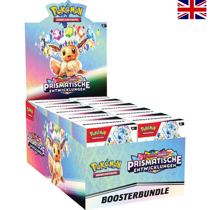 Scarlet & Violet - Prismatic Evolutions 6er Booster Bundle Display - Englisch