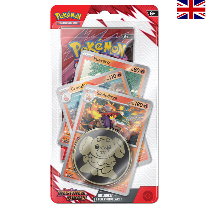 Scarlet & Violet - Destined Rivals Premium Checklane Blister - Englisch