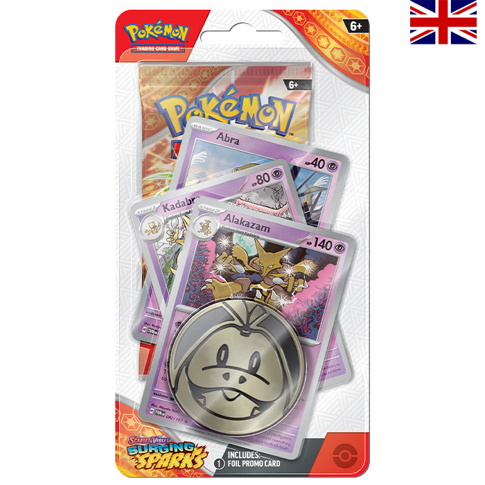 Scarlet & Violet Surging Sparks Premium Blister Alakazam - Englisch