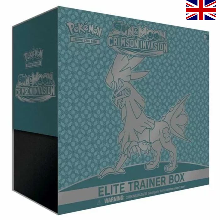 Sun & Moon - Crimson Invasion Elite Trainer Box - Englisch