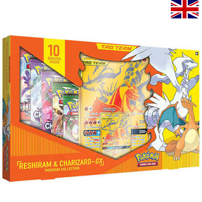 Tag Team Reshiram & Charizard GX Premium Collection - Englisch (Info beachten)