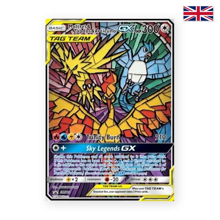 Moltres & Zapdos & Articuno GX (SM 210) - Englisch