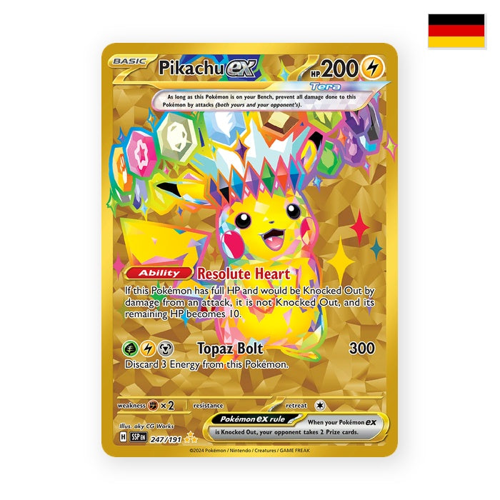 Pikachu ex (SSP 247) - Deutsch