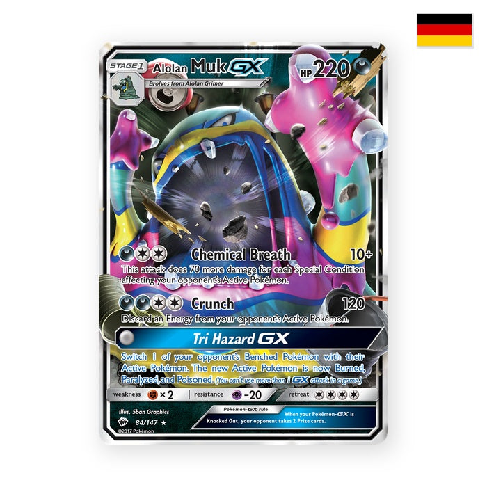 Alolan Muk GX (BUS 84) - Deutsch