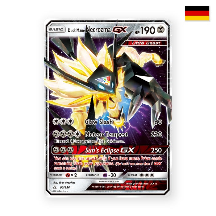 Abendmähne-Necrozma GX (UPR 90) - Deutsch