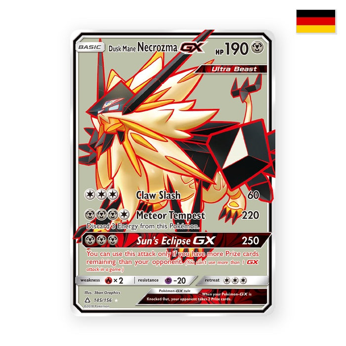 Abendmähne-Necrozma GX (UPR 145) - Deutsch