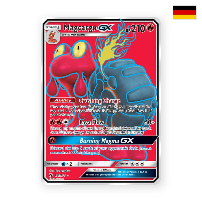Magcargo GX (LOT 198) - Deutsch