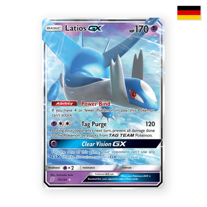 Latios GX (UNM 78) - Deutsch