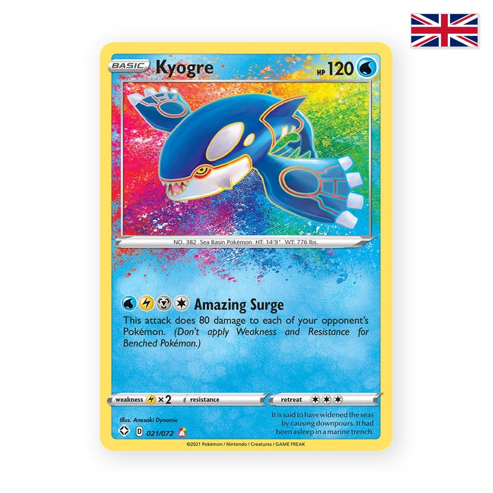 Kyogre (SHF 21) - Englisch