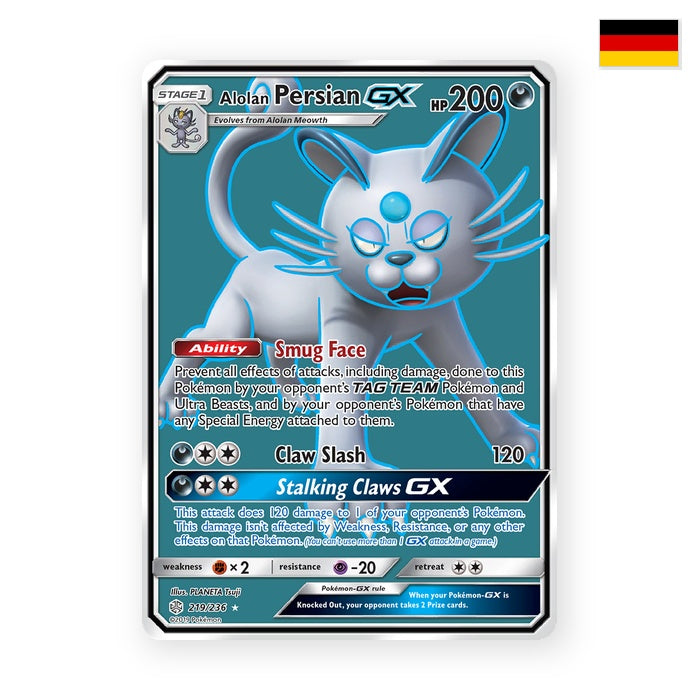 Alolan Persian GX (CEC 219) - Deutsch
