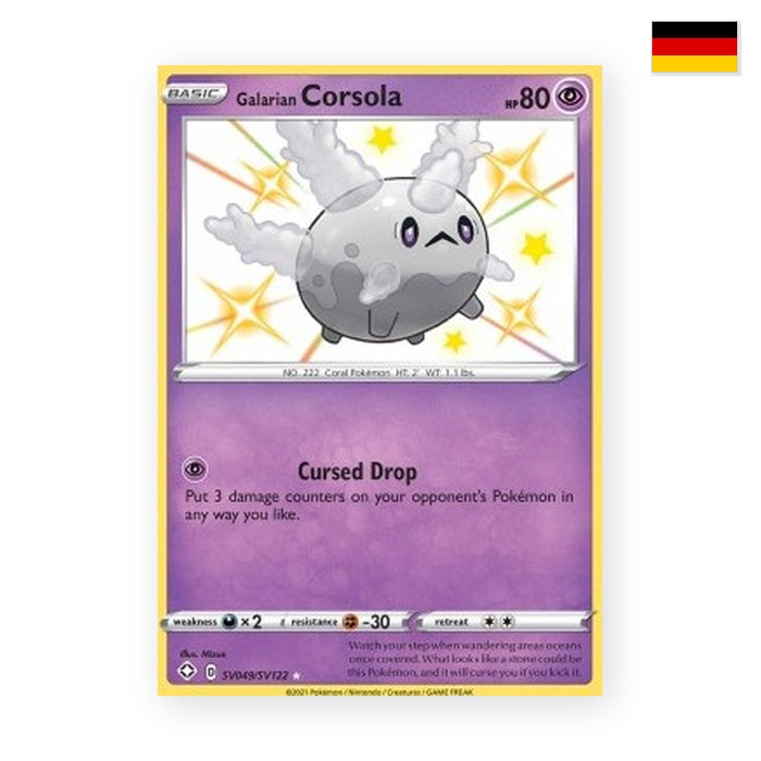 Galarian Corsola (SHF SV49) - Deutsch