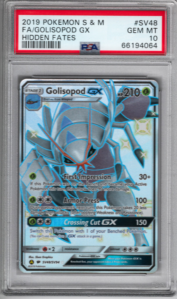 Golisopod GX 2019 SV48 PSA 10 - Englisch